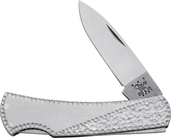 Case XX Hand Worked Metal Steel Drop Point Blade Folding Pocket Knife 