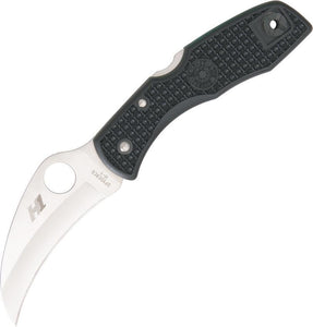 Spyderco Tasman Salt Black Folding Pocket Knife