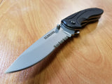 Schrade Folding Pocket Knife Linerlock Serrated Drop Point G-10 Handle - 106s