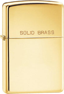 Zippo Lighter Polish Solid Brass Windproof USA