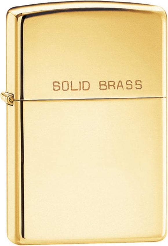 Zippo Lighter Polish Solid Brass Windproof USA