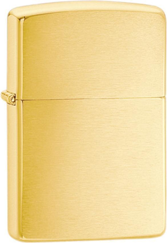 Zippo Lighter Brushed Brass Windproof USA