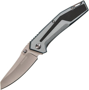 Schrade Linerlock Aluminum Rubber Handle Bead Blast Folding Blade Knife