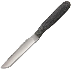 Anza Black Micarta Handle 4" Fixed Skinner Blade Knife