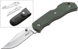 Boker Plus Optima Hunting Interchangeable Blade Green G10 Folding Knife