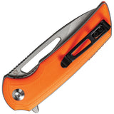 Civivi Odium Orange G10 Linerlock D2 Folding Knife 2010b