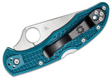 Spyderco Delica 4 Lockback Blue K390 Folding Pocket Knife fpk390