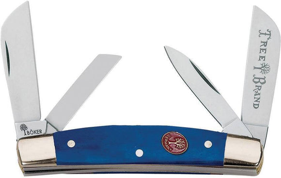 Boker Tree Brand Traditional Blue Bone Congress Folding Blades Knife