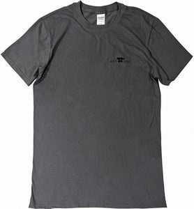 BUCK Knives Black Front Logo Men's Gray Short Sleeve T-Shirt