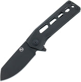 StatGear Slinger Framelock D2 Black Folding Pocket Knife