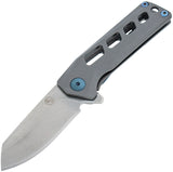 StatGear Slinger Framelock D2 Stonewash / Gray Folding Pocket Knife