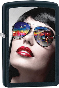 Zippo Lighter Reflective Sunglasses Windproof USA New