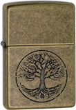 Zippo Lighter Tree of Life Windproof USA New