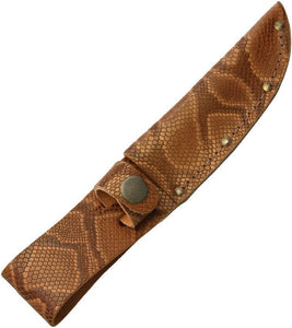 4" Fixed Blade Belt Knife Sheath Python Pattern