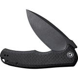 Civivi Praxis Pocket Knife Linerlock Black Micarta Folding 9Cr18MoV Blade 803G