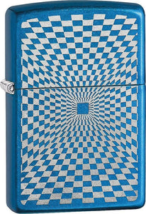 Zippo Lighter Minimalism Design Minimalist Blue Windproof USA New