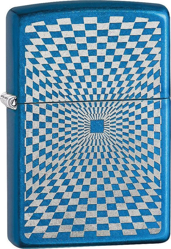 Zippo Lighter Minimalism Design Minimalist Blue Windproof USA New