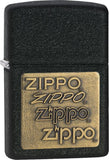 Zippo Lighter Zippo Brass Emblem Windless USA Made