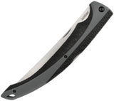 Kershaw Gray & Black Folding Lockback Stainless Fillet Blade Knife EDC