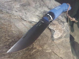 Opinel Trekking Blue No 7 # Wood Stainless Folding Pocket Knife - 1441