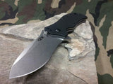 Zero Tolerance A/O Folding Knife StoneWash & Black G10 - 0350sw