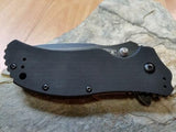Zero Tolerance ZT Linerlock S30V Assisted Black Folding Pocket Knife 0350BW