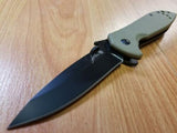 Kershaw Emerson CQC-4K Desert Brown G10 Drop Point Folder Knife - 6054BRNBLK