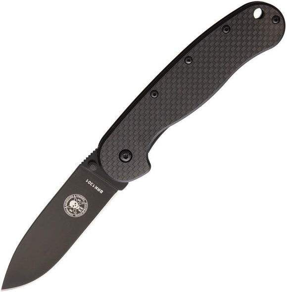 ESEE AVISPA Wasp CF D2 Framelock Black Folding Blade G10 Handle Knife