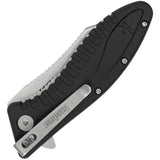 Kershaw Grinder Black Linerlock Assisted Open Folding Pocket Knife 1319