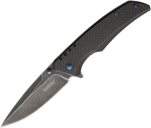 Kershaw Halogen Carbon Fiber Linerlock Black 