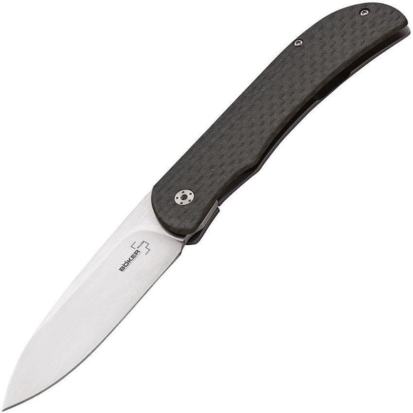 Boker Plus Exskelibur I Framelock Folding Blade Carbon Fiber Knife P01BO135