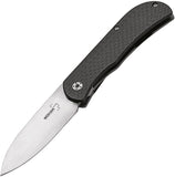 Boker Plus Exskelibur II Black Carbon Fiber S35VN Blade Folding Knife