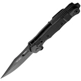 SOG Seal XR Lock S35Vn Black Folding Clip Point Knife 12210257