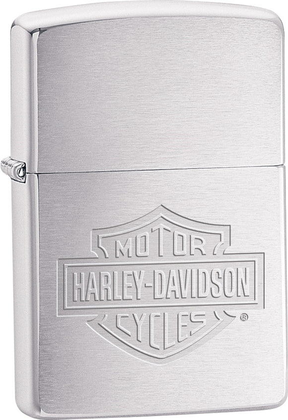 Zippo Lighter Harley Davidson logo Bar & Shield Windproof USA 