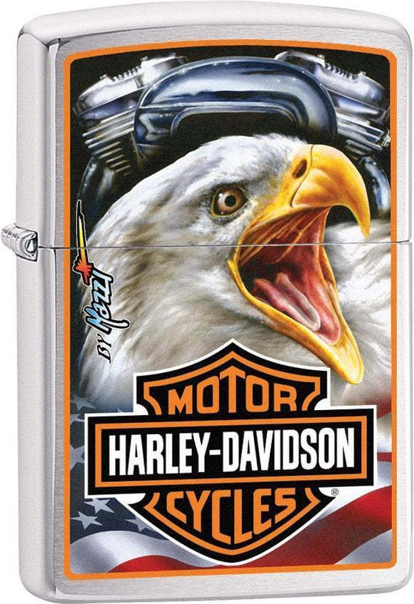 Zippo Lighter Harley Davidson Mazzi Windless USA Made