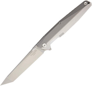 Rike Gray Kwaiken Titanium Folding Knife M390 Blade