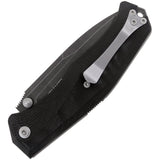 Steel Will Gekko Lockback Black & Gray G10 Bohler M390 Folding Pocket Knife 1559