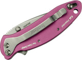 Kershaw Chive Framelock A/O Assisted Pink Folding Knife 1600p