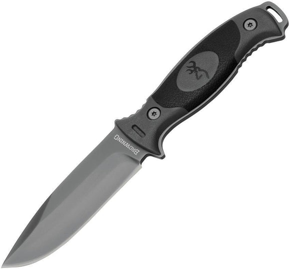 Browning Ignite Black & Gray Handle Fixed Blade Knife