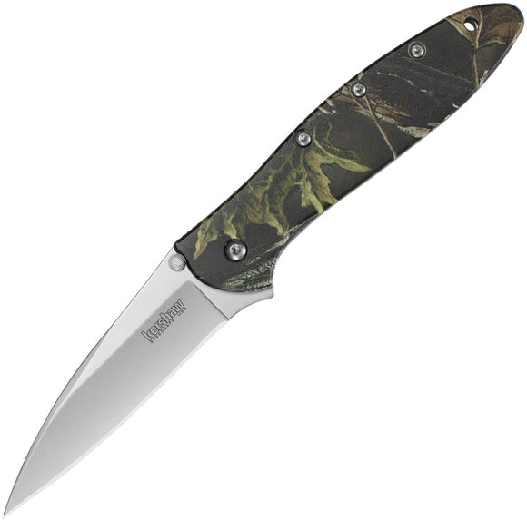 Kershaw Leek Camo Assisted 14C28N Folding Pocket Knife 1660CAMO