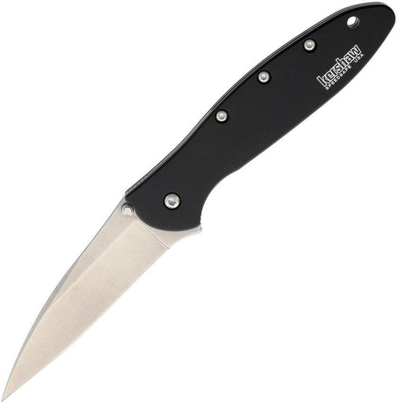 Kershaw Leek Framelock A/O Blade Hang Pack Black Folding Knife EDC