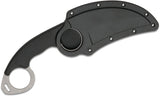 Cold Steel Double Agent Plain Black Girv-Ex Handle AUS-8A Stainless Knife 39FK