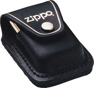 Zippo Lighter Black Leather USA Made Carrying Pouch Sheath