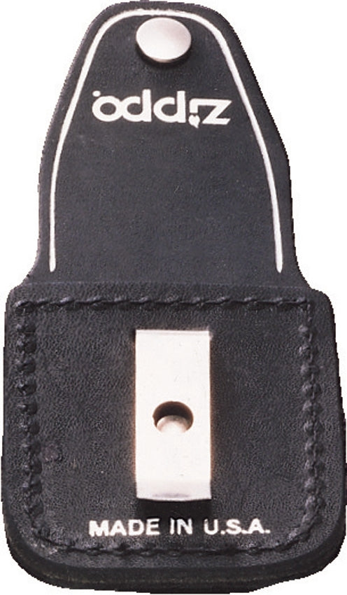 Zippo Lighter Black Leather USA Made Carrying Pouch Sheath 