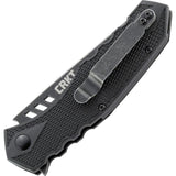 CRKT Ruger Follow Through Compact Veff Serrated Drop Folding Pocket Knife