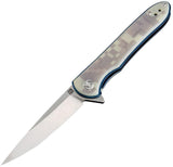 Artisan Cutlery Shark D2 Linerlock Camo CF G10 Folding Knife