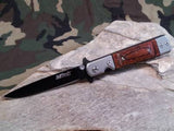 MTech Folding Pocket Knife W/ Pakkawood Handle - 343W