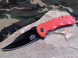 Master Folding Spring Assisted Knife - Orange A002OE