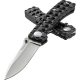 CRKT Ruger Go N Heavy Linerlock Black Aluminum Drop Pt Folding Pocket Knife