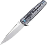 Artisan Virginia Linerlock White Black G10 Bohler M390 Stainless Knife